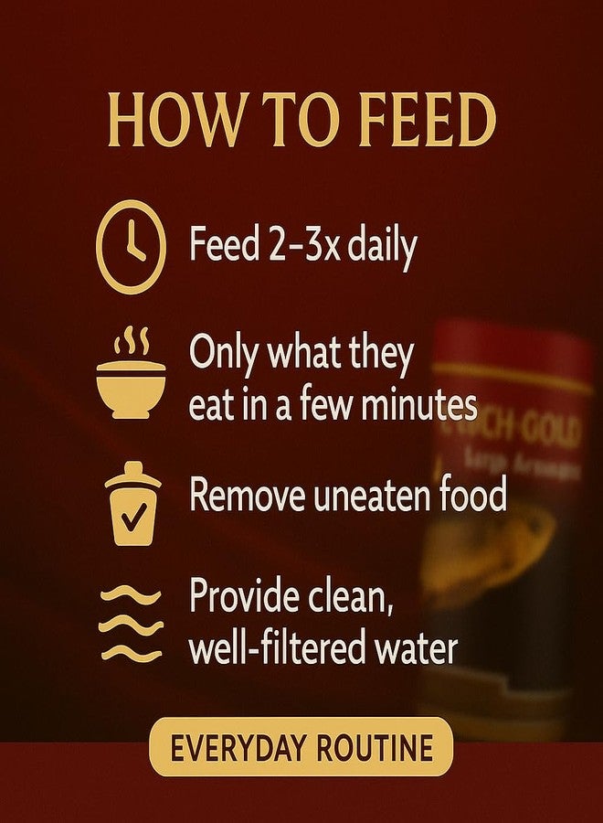 VAYINATO Inch Gold Large Arowana,454G For Large Arowanas And Carnivorous Fish|The Prompt Acceptance And Promotion Of Colour - Image 5